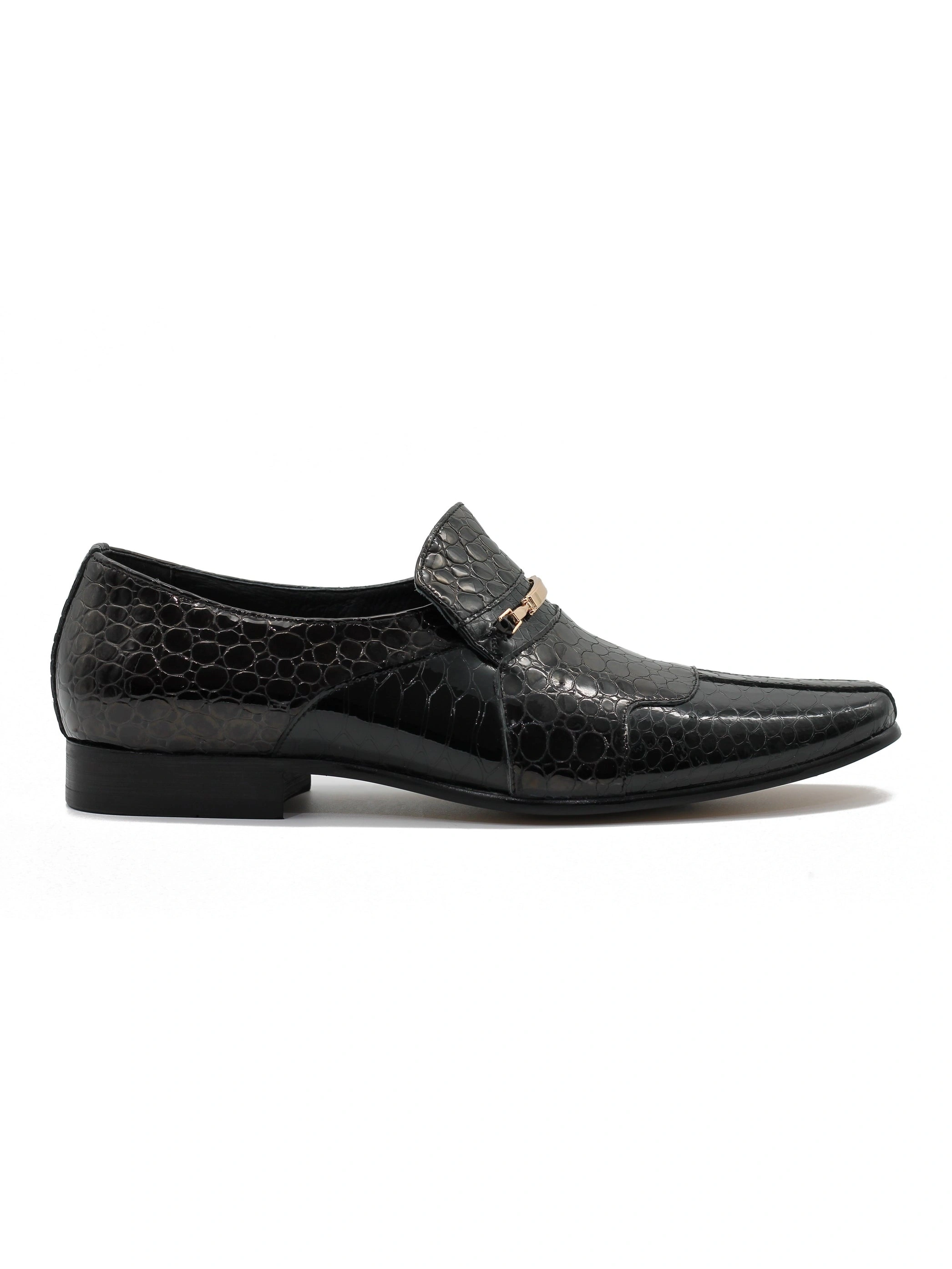 Zwarte Patent Leren Dress Loafer: Elegantie in Elke Stap!